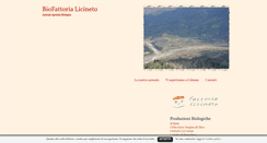 Desktop Screenshot of biofattorialicineto.it
